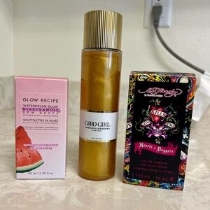 Carolina Herrera /Ed Hardy/Watermelon Glow NIACINAMIDE Dew Drops Bundle